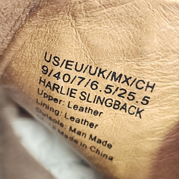 Gentle Souls Harlie Leather Snake Slingback Open Heel Bootie 9 - Picture 5 of 8